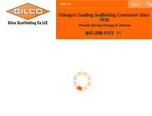 Tablet Screenshot of gilcoscaffolding.com